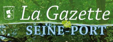le bandeau de la Gazette de Seine Port - avec le blason de Seine-Port